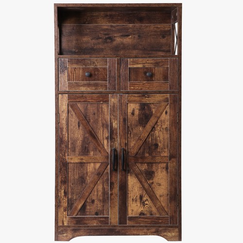 Brown storage cabinet with - brown,