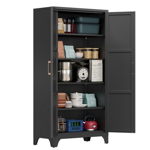 Metal kitchen pantry - kitchen, storage
