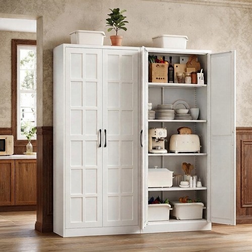 Tall metal pantry cabinet - tall,
